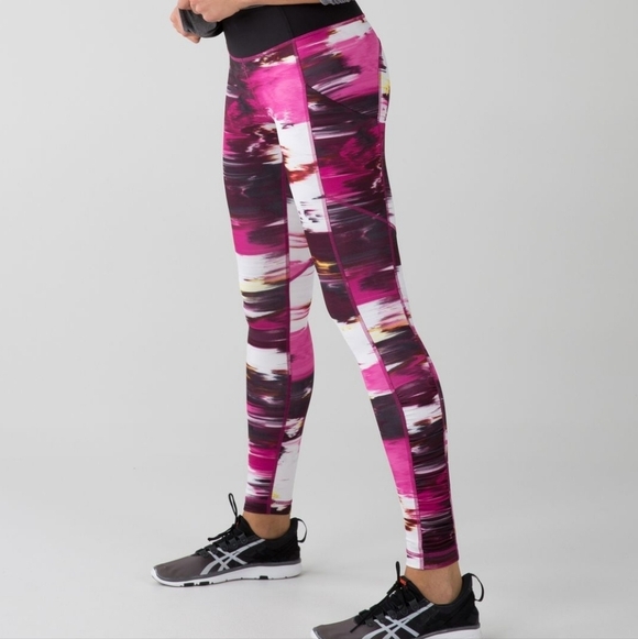 lululemon athletica Pants - Lululemon Speed Tight IV Full-On Luxtreme Pigment Wind Berry Rumble Multi Size 4